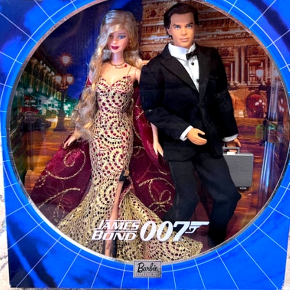 Barbie James Bond 007 Ken & Barbie Dolls Collector's Edition Mattel 2002 - Picture 3 of 5